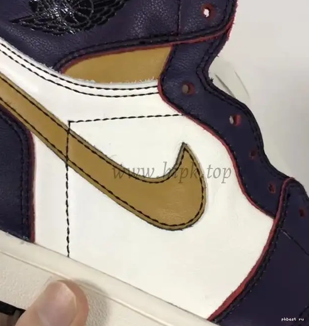 PK Lakers Air Purple-Gold Ready 1 Retro SB God Jordan Nike ship High Chicago CD6578 2019 OG to 0515